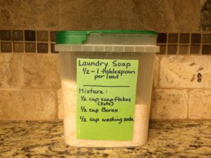 Homemade Laundry Detergent