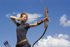 female archer