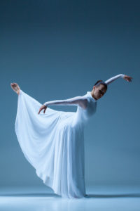 dancer in white dress