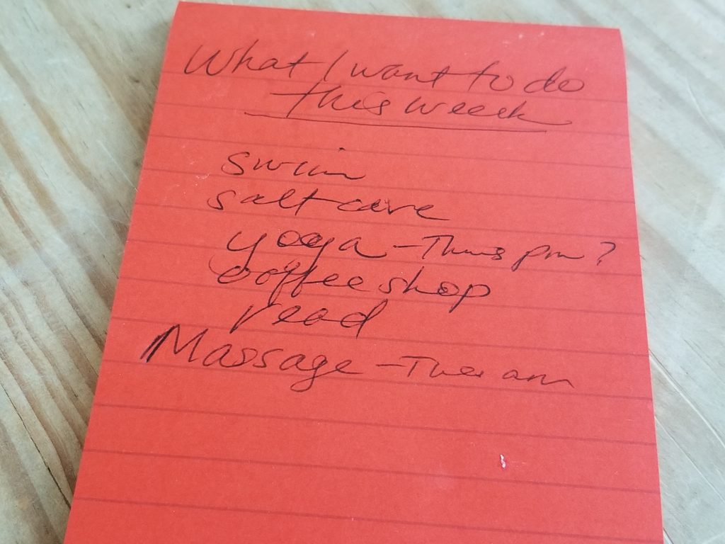 Weight Loss and The To-Do List Mentality