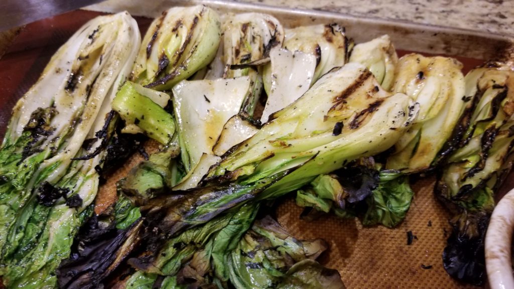 Get Your Greens! Grilled Bok Choy